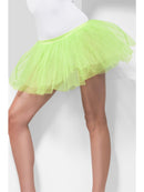 Tutu Underskirt Neon Green 4 Layers 30cm Long Adult Costume Accessory 1