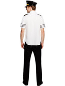 Fever Mile High Costume Kit Adult White Shirt Black Tie and Hat 3