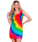 Neon Tie Dye Party Fashion Dress  Dress 