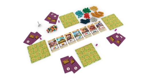 AEG Tiny Towns - Award-Winning Board Game, Base Set, 1-6 Players, 45-60 min Play Time, Strategy Board Game for Ages 14 and Up, Cleverly Plan & Construct a Thriving Town, Alderac Entertainment Group