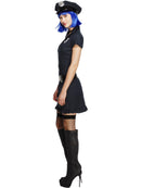 Fever Naughty Cop Costume Adult Blue Dress Tie Hat and Belt 2