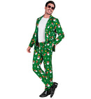 Santa Claus Party Fashion Suit  Jacket, Pants 