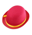 Pink Bowler Hat Felt