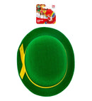 Green Bowler Hat Felt