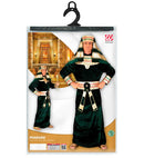 Pharaoh  Robe With Collar, Belt, Headpiece 