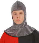 Medieval Warrior Hood Metallic