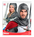 Medieval Warrior Hood Metallic
