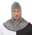 Medieval Warrior Hood Metallic