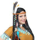 Set Of 12 Native Indian Feathers 2 Colors Ass.