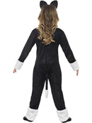 Cool Cat Kids Costume Jumpsuit and Cat Ears 3
