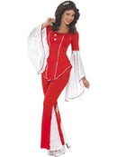 Super Trooper Costume Adult Red Silver Top and Trousers 4