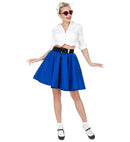 Blue Rock 'N' Roll Skirt
