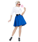 Blue Rock 'N' Roll Skirt