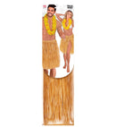 Hula Skirt Straw Color 55 Cm