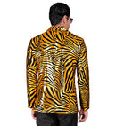 Gold Animalier Party Fashion Jacket  Jacket 
