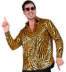 Gold Animalier Party Fashion Shirt  Shirt 