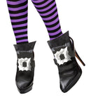 Witch Shoe Covers With Buckles Leather Look