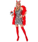Silver Animalier Party Fashion Dress  Dress 
