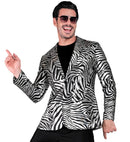 Silver Animalier Party Fashion Jacket  Jacket 