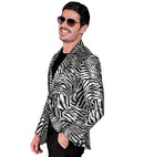 Silver Animalier Party Fashion Jacket  Jacket 