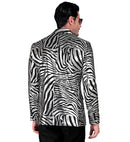 Silver Animalier Party Fashion Jacket  Jacket 