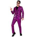 Pink Animalier Party Fashion Suit  Jacket, Pants 
