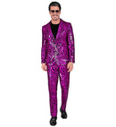 Pink Animalier Party Fashion Suit  Jacket, Pants 