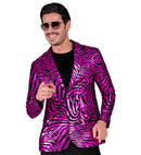 Pink Animalier Party Fashion Jacket  Jacket 