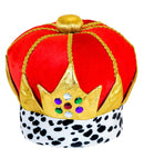 Deluxe Maxi Velvet Crown Studded With Jewels