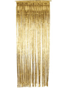 Gold Shimmer Curtain 91cm x 244cm Gatsby Costume Party Accessory 1