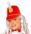 Red Majorette Hat Felt