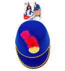 Blue Majorette Hat Felt