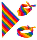 Rainbow Bandana 55X55 Cm - 100% Cotton