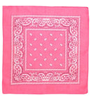 Pink Bandana 55X55 Cm - 100% Cotton