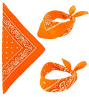 Orange Bandana 55X55 Cm - 100% Cotton
