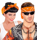 Orange Bandana 55X55 Cm - 100% Cotton