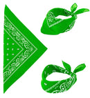Green Bandana 55X55 Cm - 100% Cotton