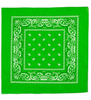 Green Bandana 55X55 Cm - 100% Cotton