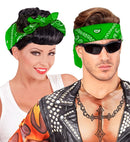 Green Bandana 55X55 Cm - 100% Cotton