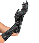 Sparkling Velvet Gloves 42 Cm