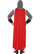 St George Hero Costume Adult Tunic Red Cape Crusader Outfit 3