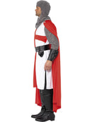 St George Hero Costume Adult Tunic Red Cape Crusader Outfit 2