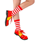 Striped Socks Red-White