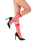 Striped Socks Red-White
