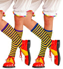 Neon Striped Socks 4 Color Combinations Ass.