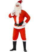 Santa Costume Jacket Trousers Hat Belt Gloves and Bootcovers 4