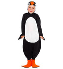 Penguin  Jumpsuit, Headpiece, Paws 