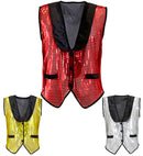 Sequin Vest 3 Colors Ass.