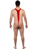 Santa Kini Red White with Santa Face Xmas Party Costume 3