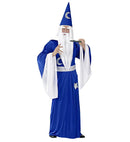 Wizard  Robe With Collar, Belt, Hat 